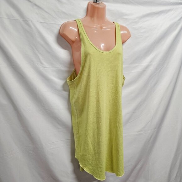 Lululemon Crossback Top Blouse Shirt Women Size 10 Green Neon - Picture 4 of 13